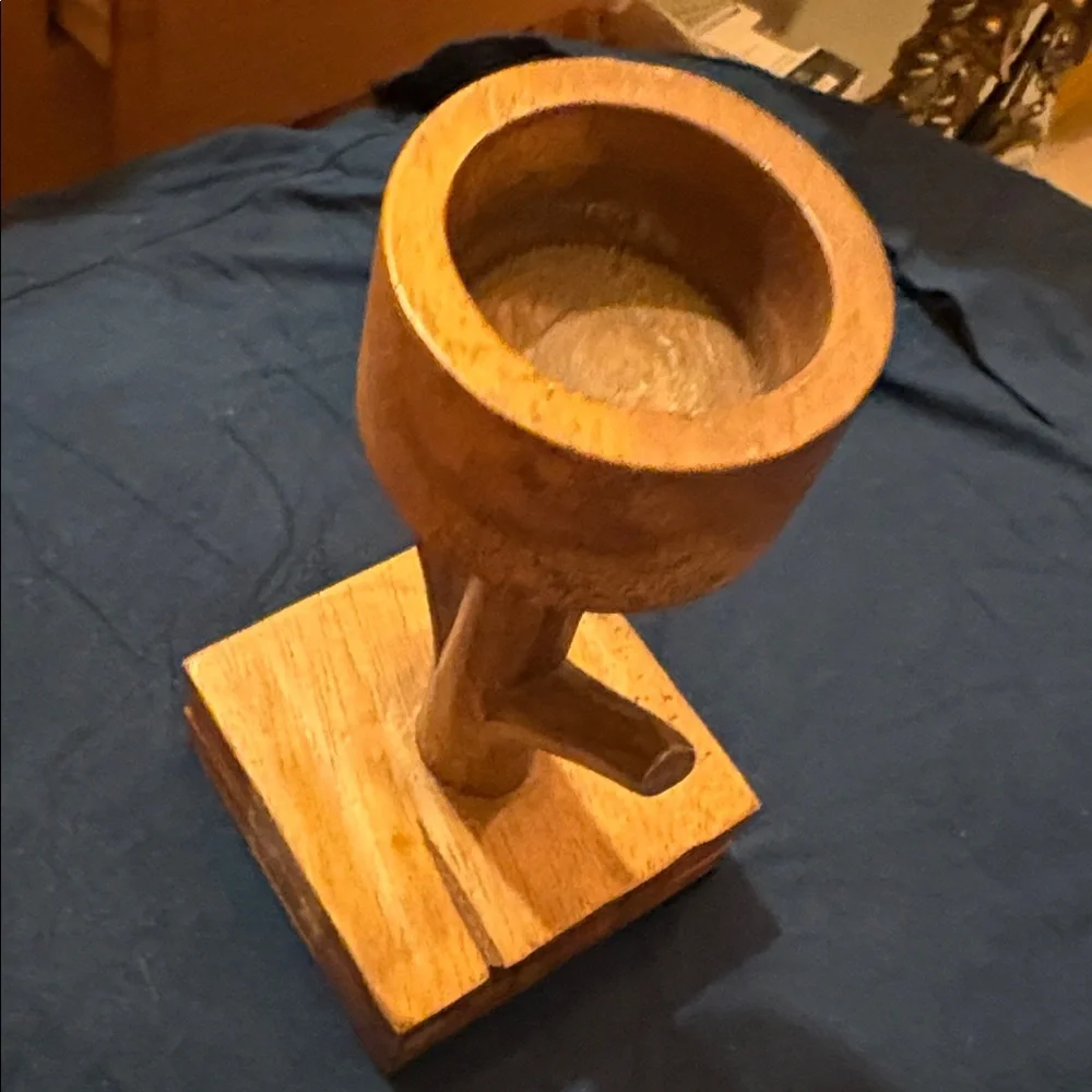 West Elm WOOD Candle Stick (votive)